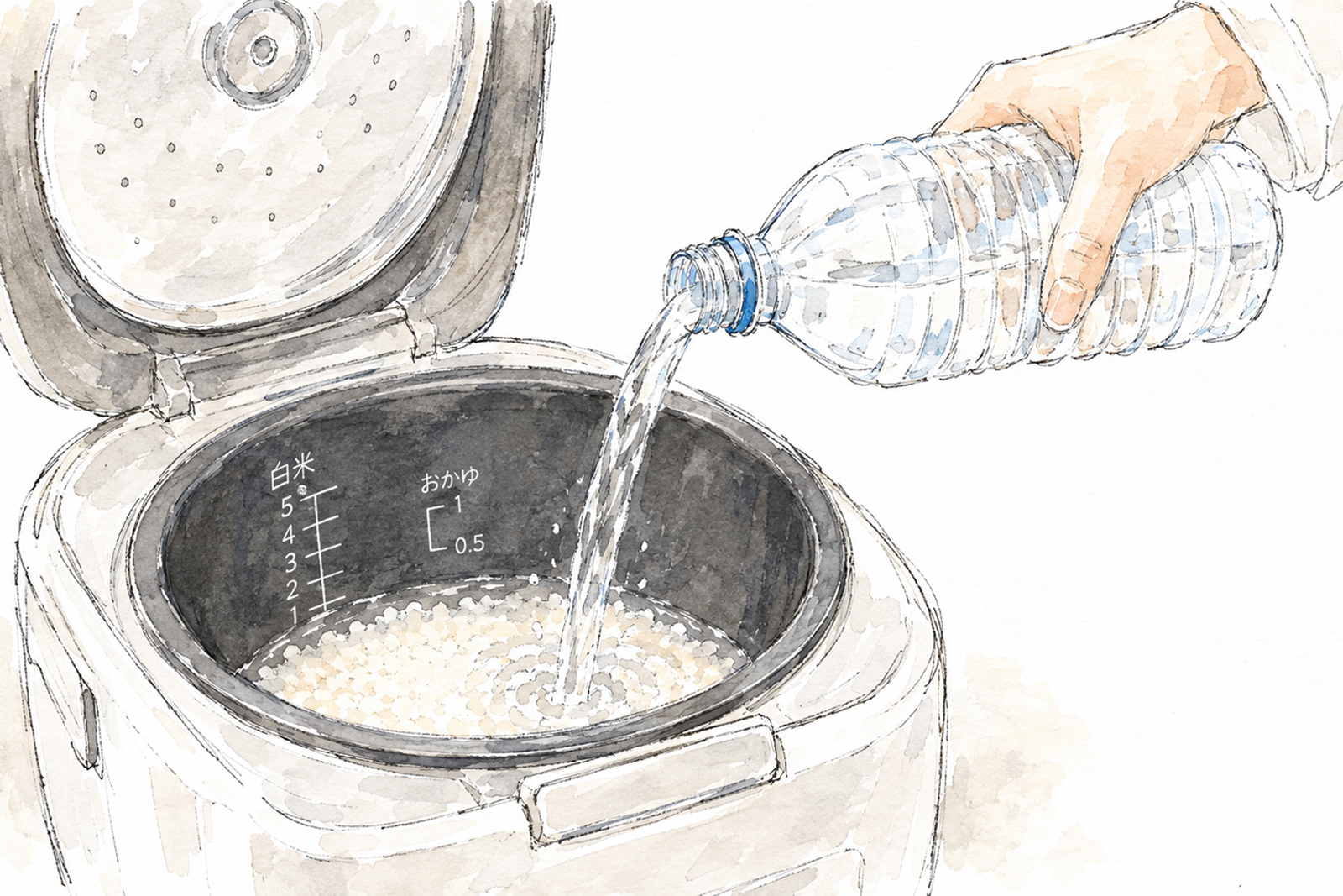 洗米や炊飯に使う水の温度とは