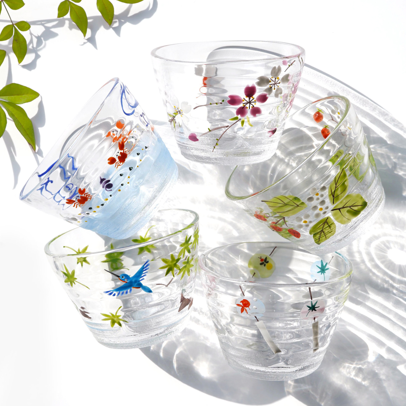 京の色絵ガラス