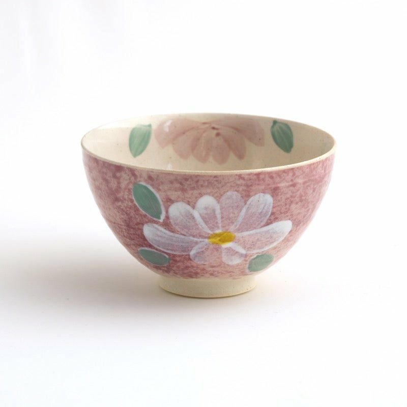 波佐見焼・三川内焼（長崎県） 【波佐見焼】色彩草花 飯碗（小）〈1個