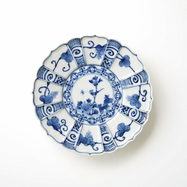 山本長左（やまもとちょうざ） 【山本長左】4.5号皿 宝珠唐草〈1枚