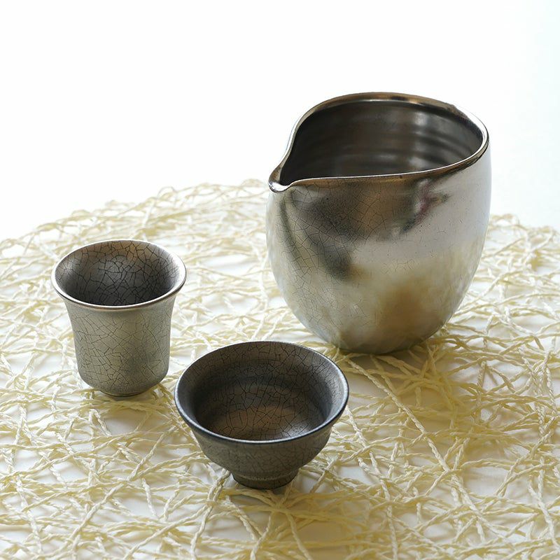 天龍窯（てんりゅうかま） 【天龍窯】銀彩盃 |皿や鉢など和食器の通販