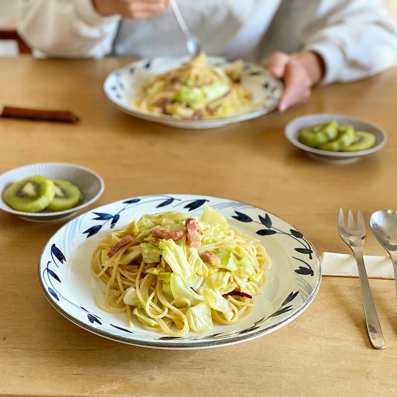 盛和　粉引手皿　6点セット いろどり 粉引染花 おいしい器 いろどり 粉引 盛皿（染花）〈1枚