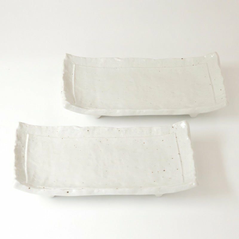 釉ごろも 団らんシリーズ 釉ごろも 長角皿〈2枚〉 美濃焼 |皿や鉢など
