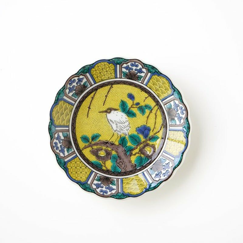 九谷焼　菊の花の皿　5枚 SALE 【九谷焼SALE】時代絵 3号菊小皿〈5枚〉 |皿や鉢など和食器の通販