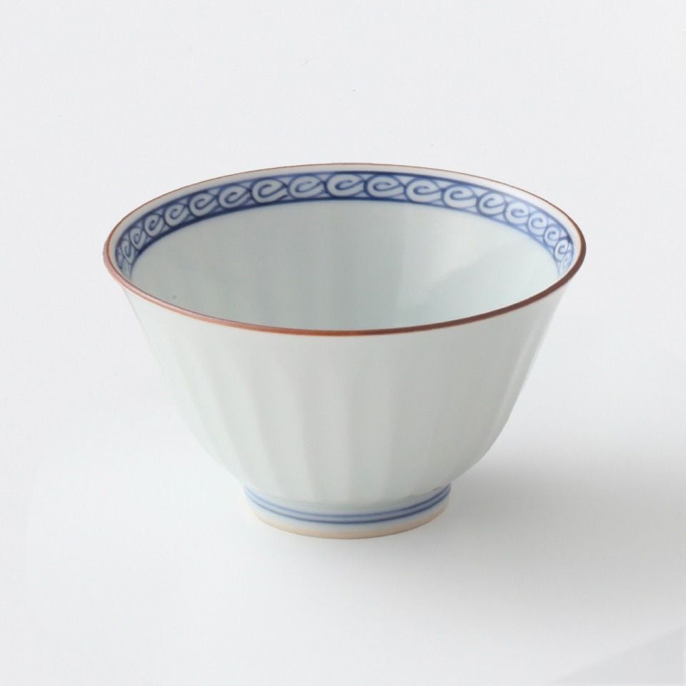 シリーズ以外・その他 単品 染付七宝文 お茶呑茶碗 波佐見焼 |皿や鉢