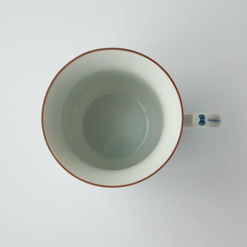ハローキティ ハローキティ 染付間取マグ〈1個〉 |皿や鉢など和食器の