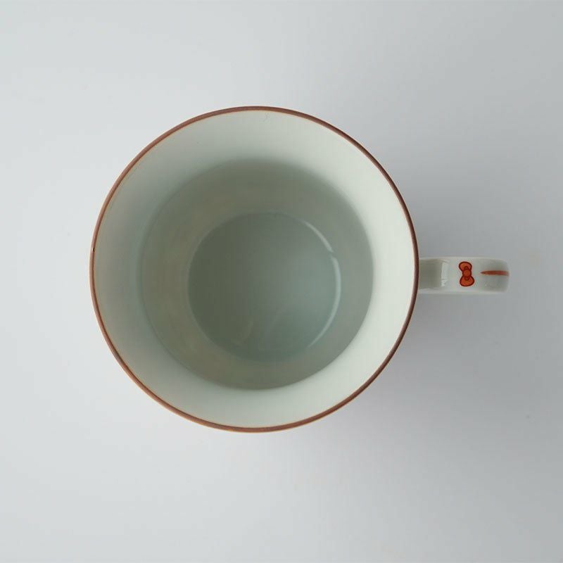 ハローキティ ハローキティ 赤絵間取マグ〈1個〉 |皿や鉢など和食器の
