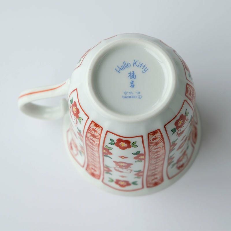 ハローキティ ハローキティ 赤絵間取マグ〈1個〉 |皿や鉢など和食器の