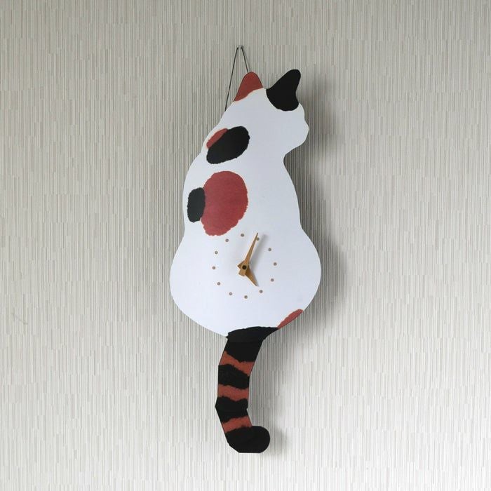 猫のしっぽをふる時計（猫時計） 藤井啓太郎 藤井 啓太郎 猫時計 ミケ