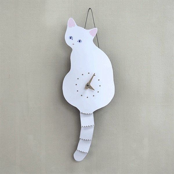 猫のしっぽをふる時計（猫時計） 藤井啓太郎 藤井 啓太郎 猫時計 子猫