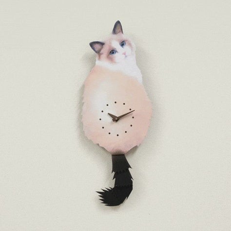 猫のしっぽをふる時計（猫時計） 藤井啓太郎 藤井 啓太郎 猫時計 