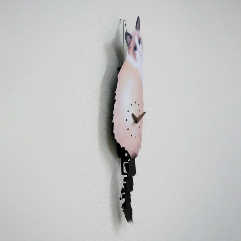 猫のしっぽをふる時計（猫時計） 藤井啓太郎 藤井 啓太郎 猫時計