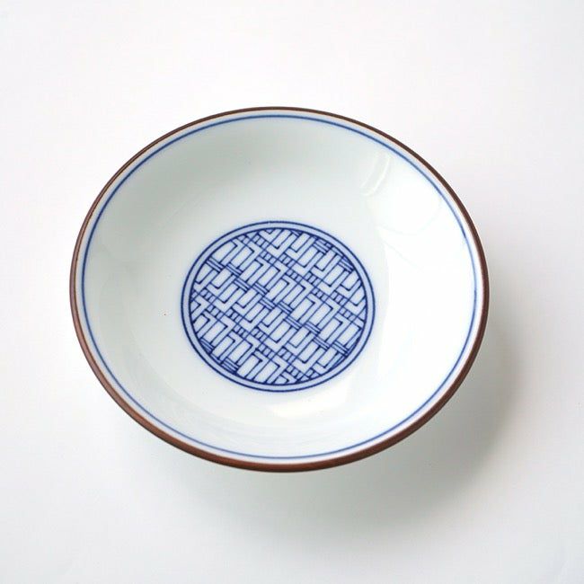 染付宝づくし（そめつけたからづくし） 単品 染付宝づくし 小皿（巻物