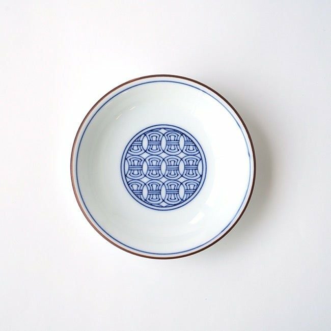 染付宝づくし（そめつけたからづくし） 単品 染付宝づくし 小皿（分銅