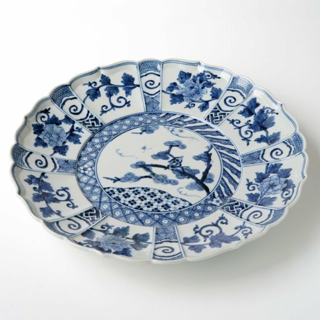 山本長左（やまもとちょうざ） 【山本長左】5.5号扇面皿 色絵花鳥〈1枚