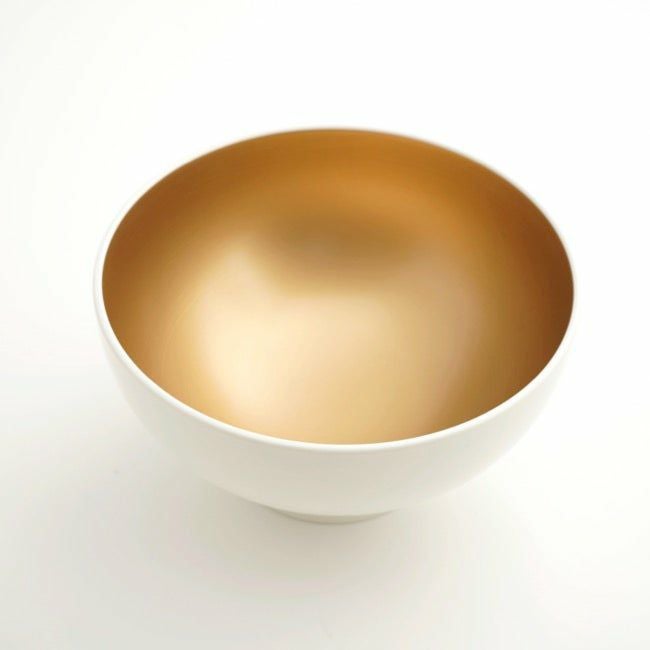 和モダン漆器 【越前塗】光琳丼 シャンパンゴールド〈1個〉 |皿や鉢