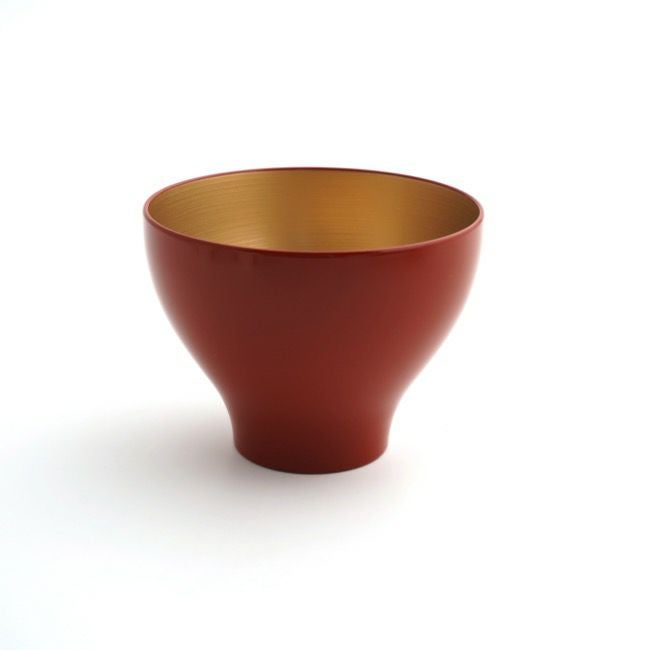 和モダン漆器 【越前塗】洗朱金刷毛目光琳デザート椀〈1個〉 |皿や鉢