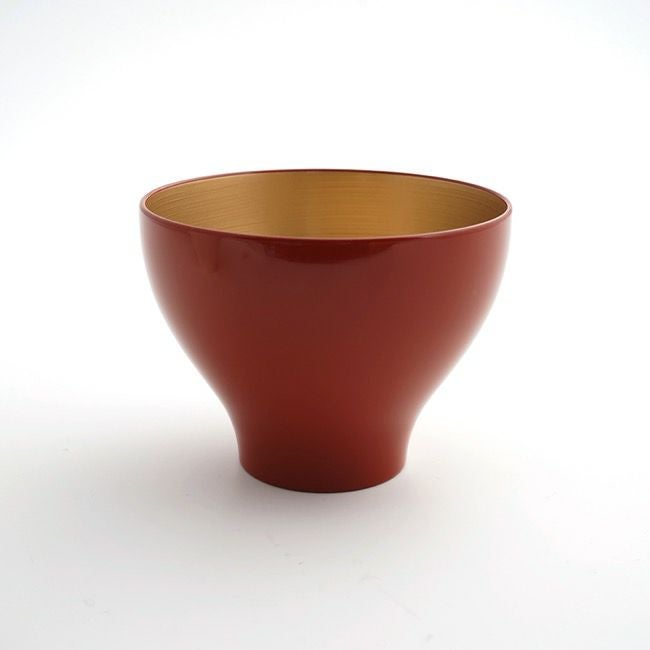 和モダン漆器 【越前塗】洗朱金刷毛目光琳デザート椀〈1個〉 |皿や鉢