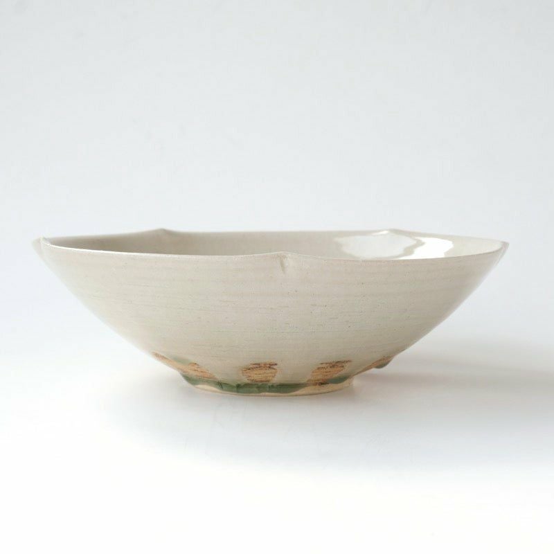 灰釉草文（はいゆうそうもん） 灰釉草文 盛鉢〈1個〉 美濃焼 |皿や鉢