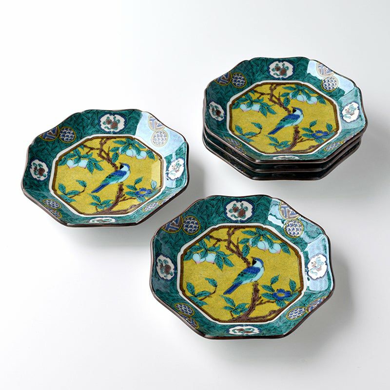 SALE 【九谷焼SALE】吉田屋鳳凰 ペア長角皿〈2枚〉 |皿や鉢など和食器