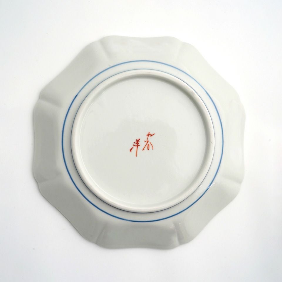 SALE 【九谷焼SALE】赤絵鳳凰 ペア中皿〈2枚〉 |皿や鉢など和食器の