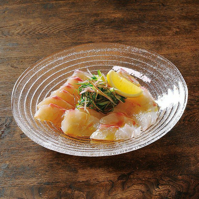 水音（みずおと）_ガラス 水音 ペア麺鉢〈2枚〉 |皿や鉢など和食器の