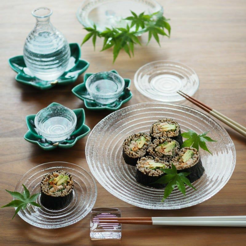 水音（みずおと）_ガラス 水音 ペア麺鉢〈2枚〉 |皿や鉢など和食器の