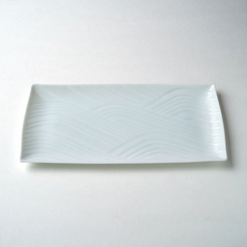 白磁さらさ（はくじさらさ） 単品 白磁さらさ 焼物皿〈1枚〉 美濃焼