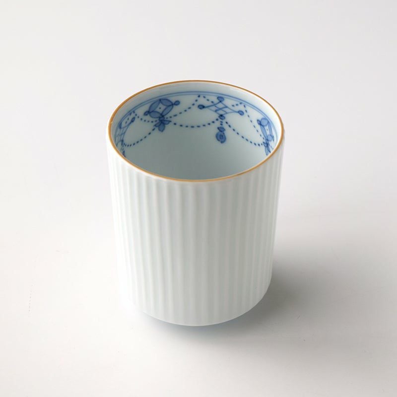 青華瓔珞文（せいかようらくもん） 単品 青華瓔珞文 湯呑（小）〈1個