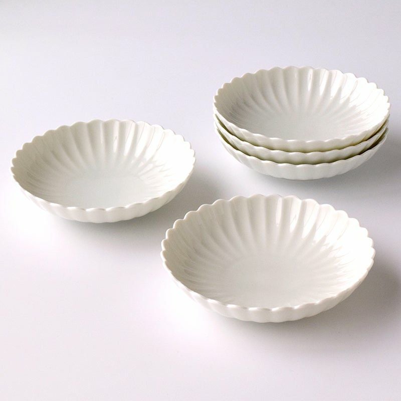 白菊（しらぎく） 白菊 銘々皿〈5枚〉 美濃焼 |皿や鉢など和食器の通販