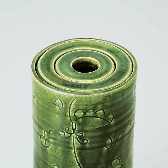 シリーズ以外・その他 織部唐草 花生（桐箱入）〈1個〉 美濃焼 |皿や鉢