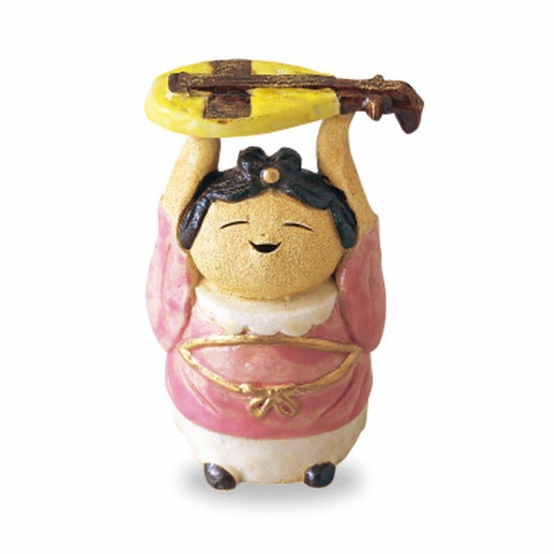 縁起かつぎ 七福神 縁起かつぎ 置物（布袋さま）〈1個〉 瀬戸焼 |皿や