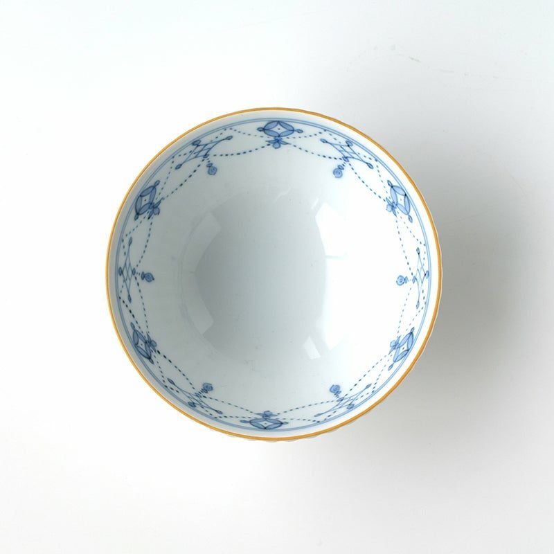 青華瓔珞文（せいかようらくもん） 青華瓔珞文 夫婦茶碗（桐箱入）〈2