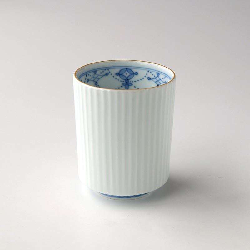 青華瓔珞文（せいかようらくもん） 青華瓔珞文 夫婦湯呑（桐箱入）〈2