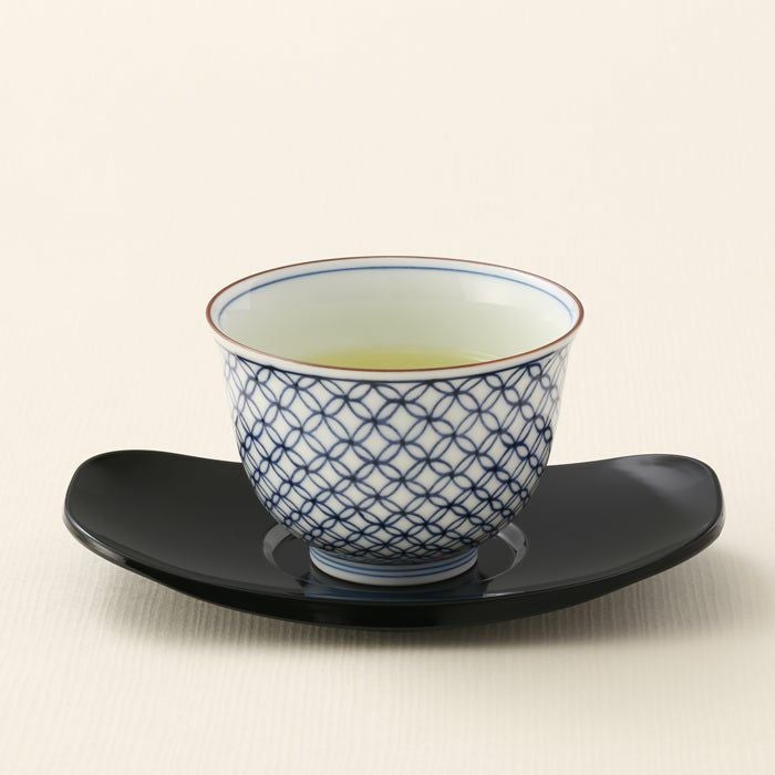 シリーズ以外・その他 染付七宝文 お茶呑茶碗（桐箱入）〈5個〉 波佐見