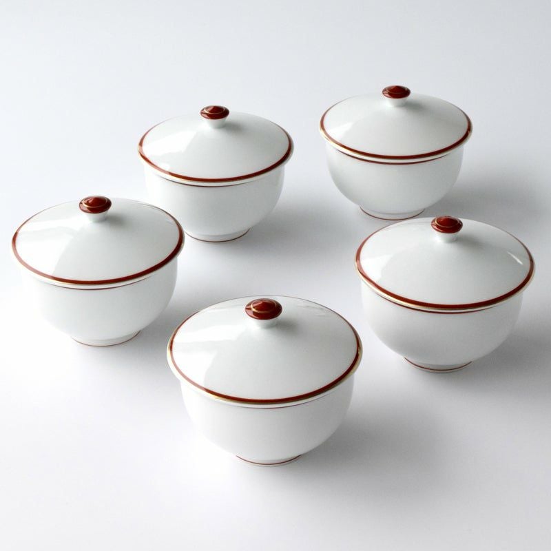 シリーズ以外・その他 瑞鶴 お茶呑茶碗（桐箱入）〈5客〉 波佐見焼 |皿