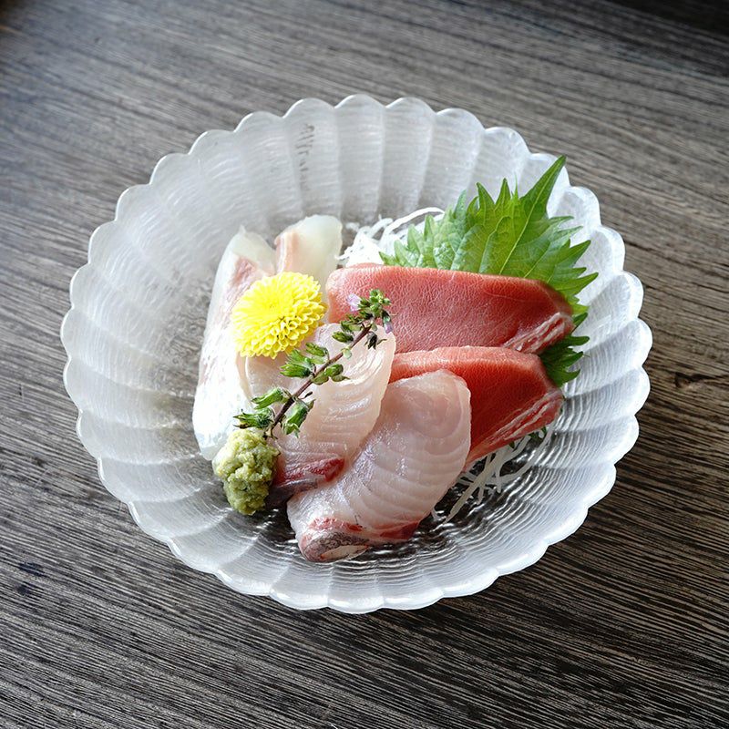 菊の香（きくのか）_ガラス 菊の香 銘々皿〈5枚〉 |皿や鉢など和食器の