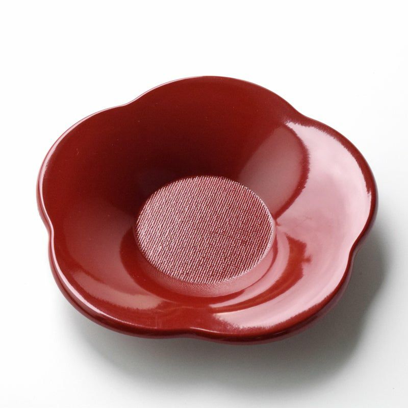 シリーズ以外・その他 朱塗梅 茶托〈5枚〉 越前塗 |皿や鉢など和食器の