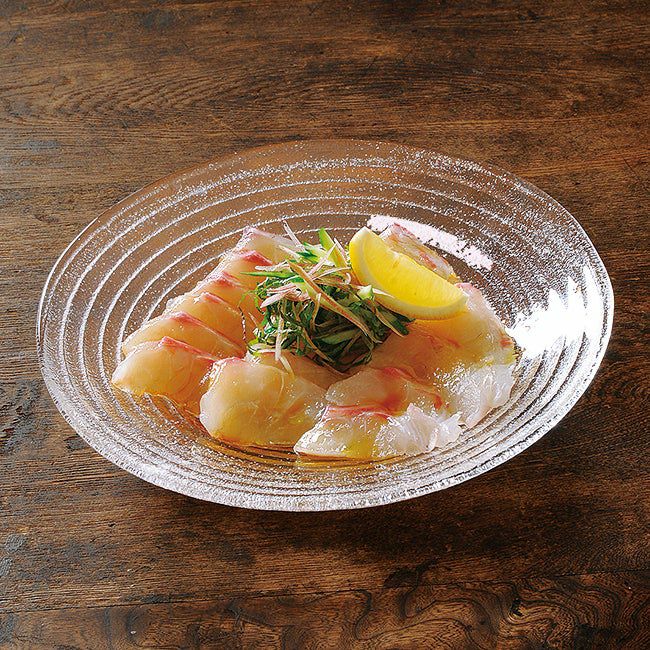 水音（みずおと）_ガラス 単品 水音 麺鉢〈1枚〉 |皿や鉢など和食器の
