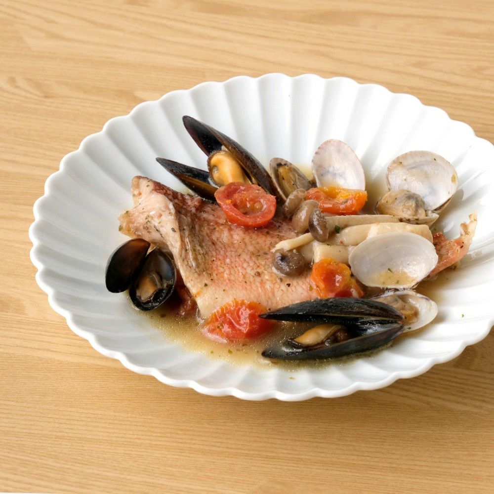 白菊（しらぎく） 単品 白菊 中皿〈1枚〉 美濃焼 |皿や鉢など和食器の