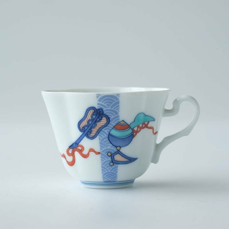 縁起の茶碗 【おまとめSALE】【匠の伝承】縁起の茶碗 鍋島宝づくし
