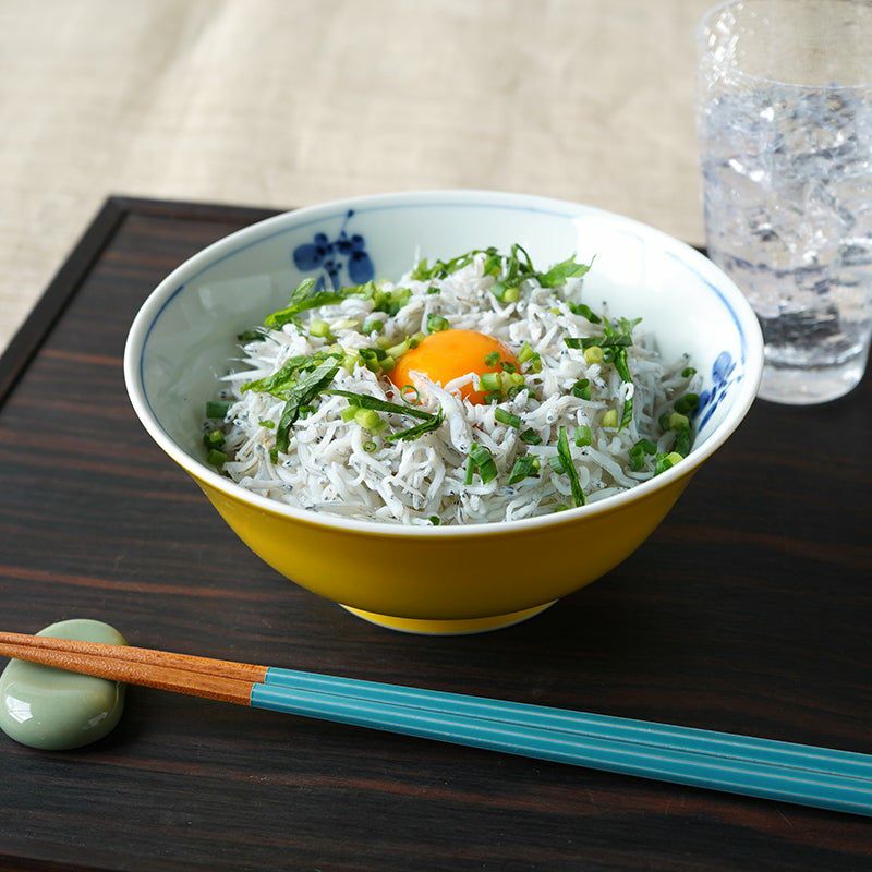 おてがる丼 おてがる丼 黄地草文〈1個〉 波佐見焼 |皿や鉢など和食器の
