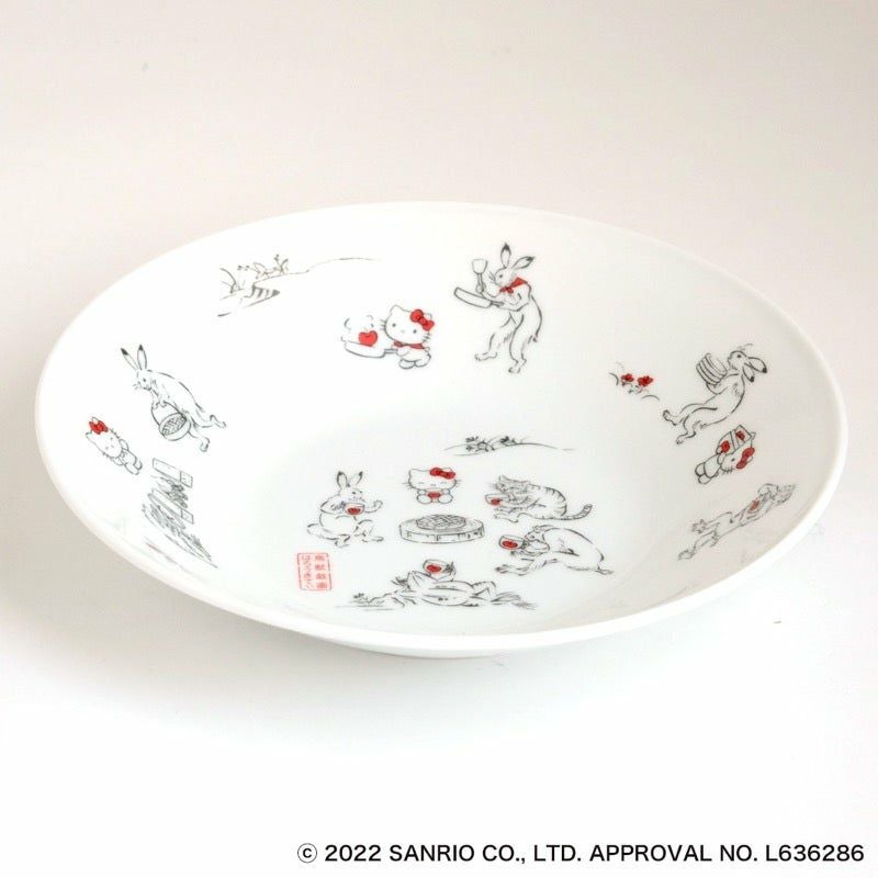 ハローキティ 鳥獣戯画 ハローキティ 鳥獣戯画 深皿〈1枚〉 |皿や鉢