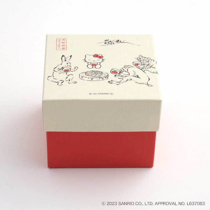 ハローキティ 鳥獣戯画 ハローキティ 鳥獣戯画 そばちょこ（お茶）〈1