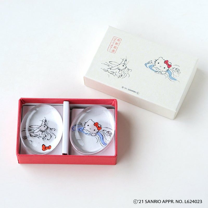 ハローキティ 鳥獣戯画 【おまとめSALE】ハローキティ 鳥獣戯画 箸置