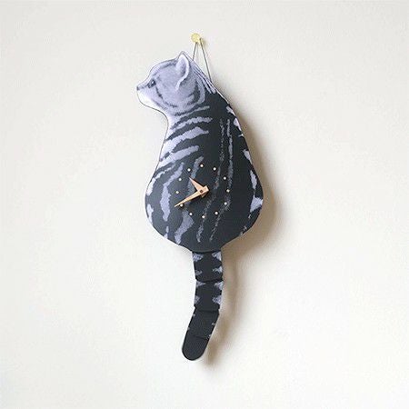 猫のしっぽをふる時計（猫時計） 藤井啓太郎 藤井 啓太郎 猫時計