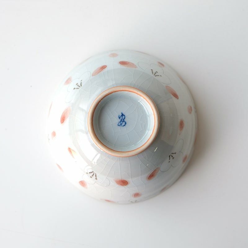 瀬戸焼（愛知県） 【瀬戸焼】花つづり・茶 飯碗〈1個〉 |皿や鉢など和