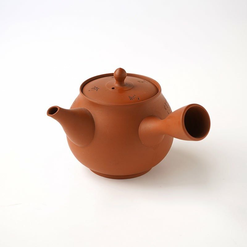 作家物　陶の茶盆　常滑焼き　薪窯 雪堂 穴窯焼〆急須 満容量230ml 作家もの常滑焼 名匠の茶器 薪窯 無