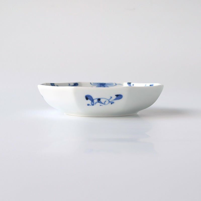 皓洋窯（こうようがま） 【皓洋窯】染付花唐草 八角取皿〈1枚〉 |皿や