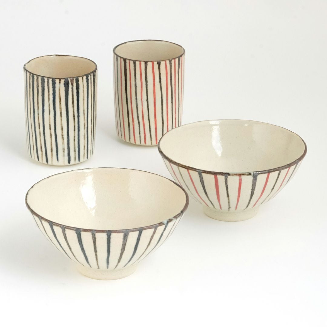 【新品未使用】たち吉　みやこ 夫婦揃〈茶碗2個・湯呑2個〉 京焼・清水焼 シリーズ以外・その他 十草 夫婦揃〈茶碗2個・湯呑2個〉 美濃焼 |皿や